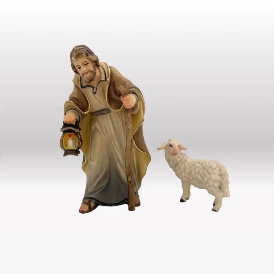 Schaf schauend von Heimatkrippe-4