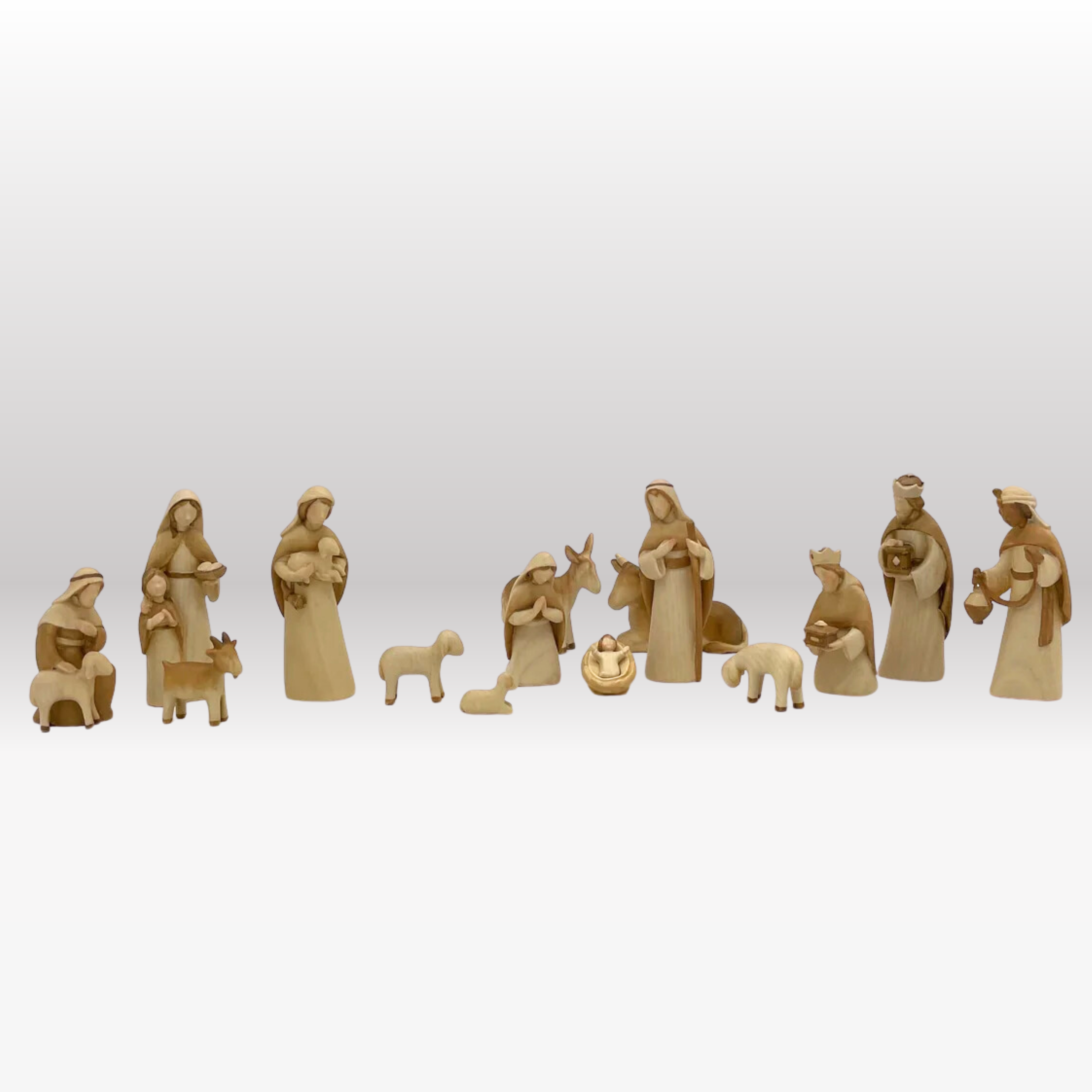 Akantus bemalt 11 Set