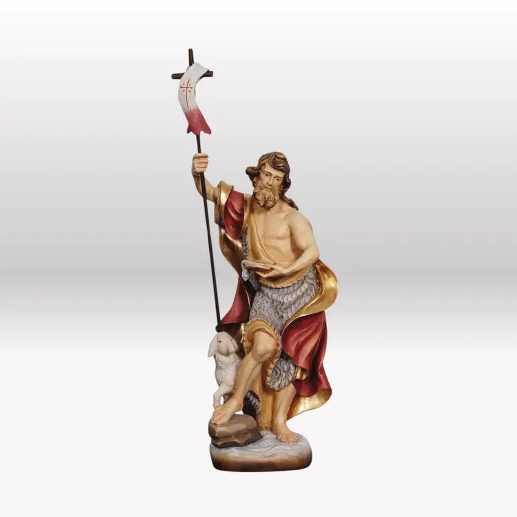 Hl. Johannes der Täufer bemalt