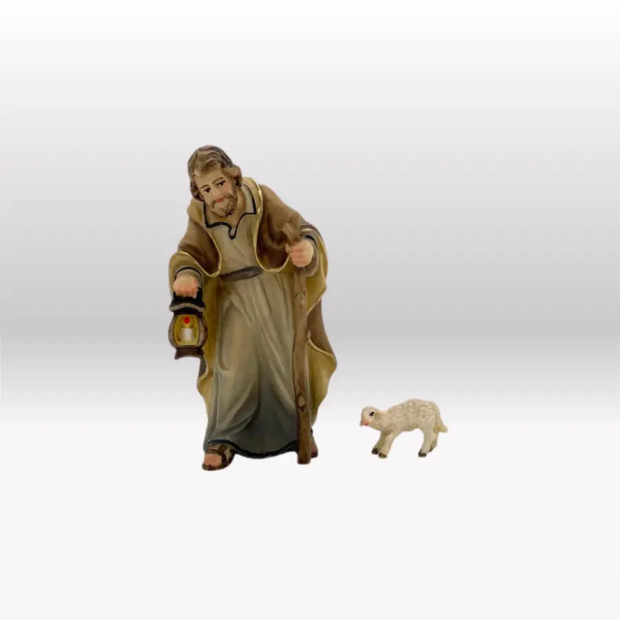 Lamm saugend von Heimatkrippe-3