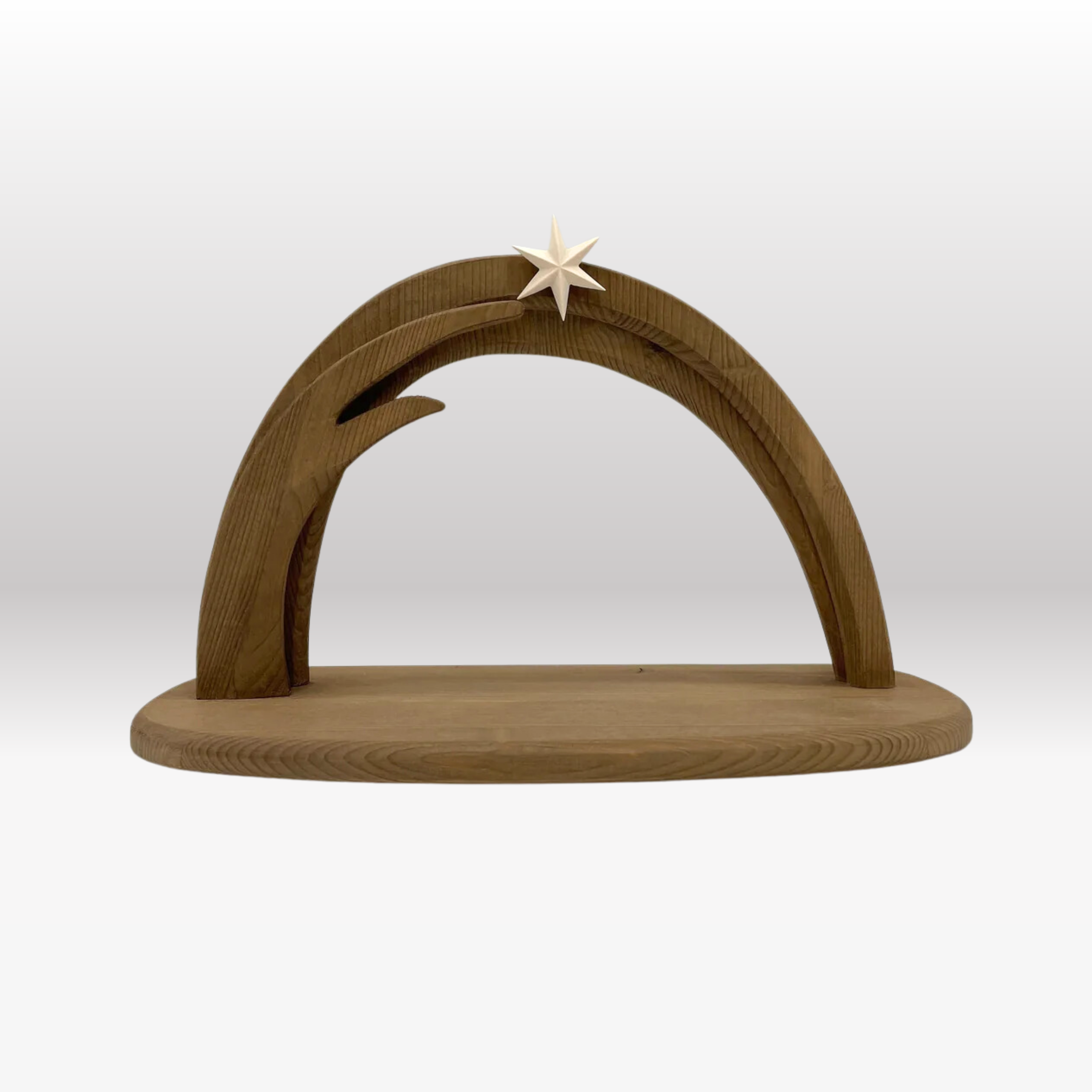 Set di statuine per culla (8 statuine) di Ambiente Design con stalla “Leonardo”