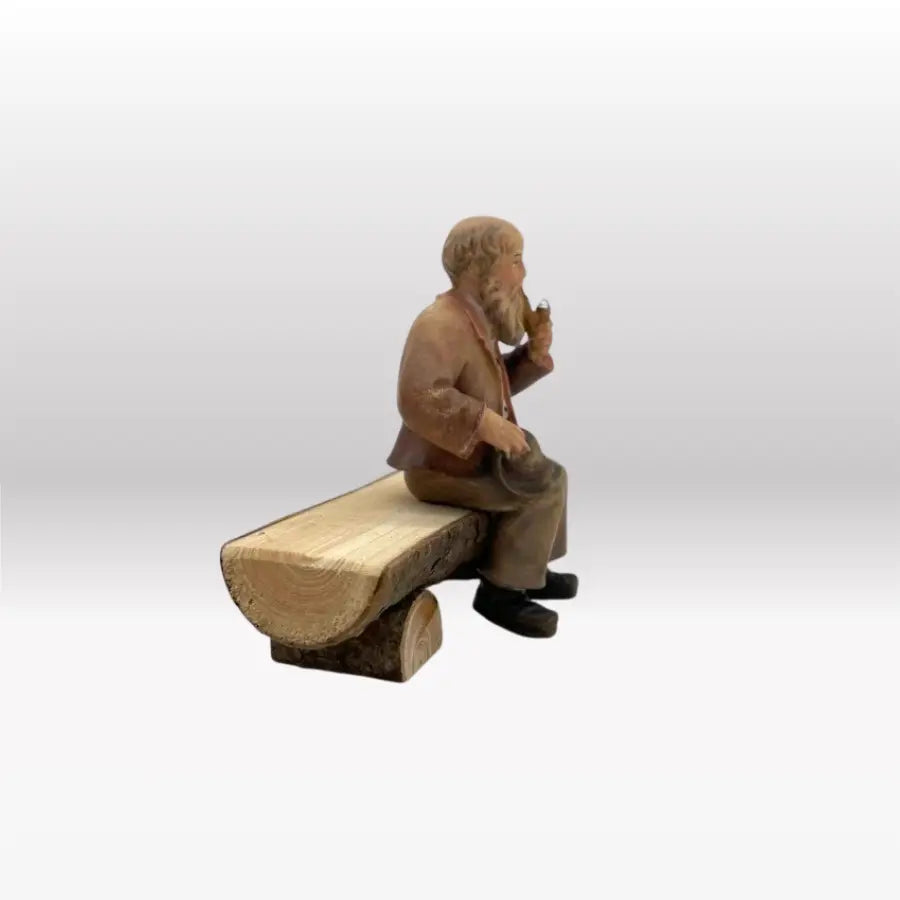 Opa sitzend (ohne Bank) von Heimatkrippe-2