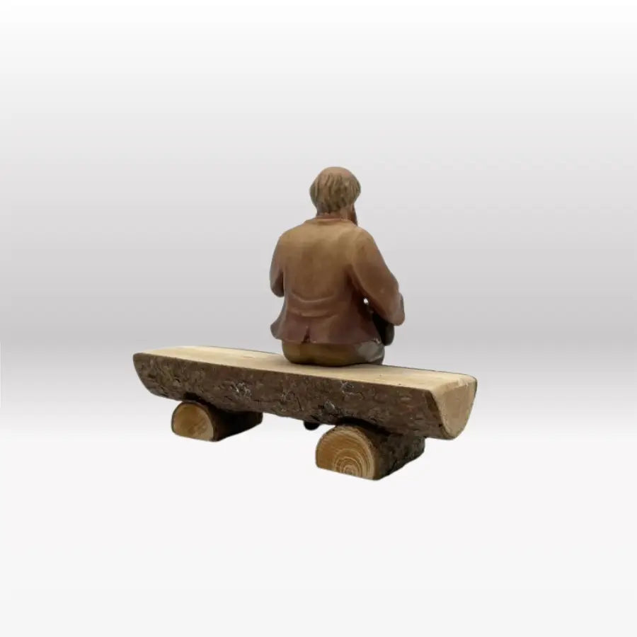 Opa sitzend (ohne Bank) von Heimatkrippe-3