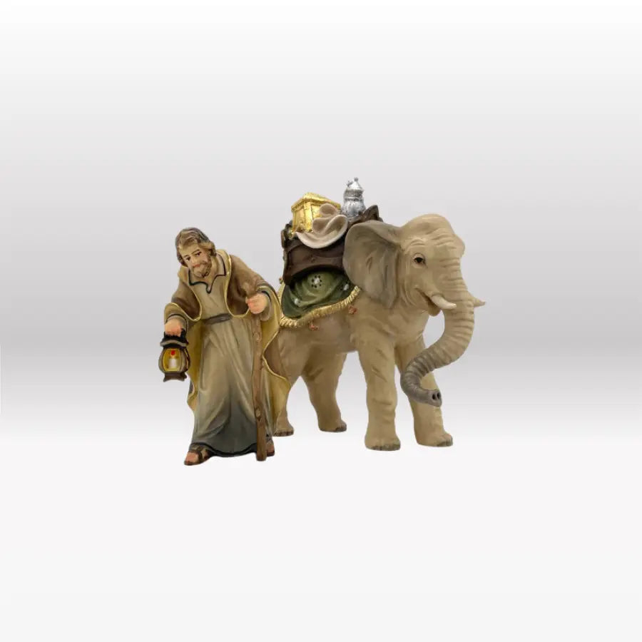 Elefant mit Gepäck von Heimatkrippe-3