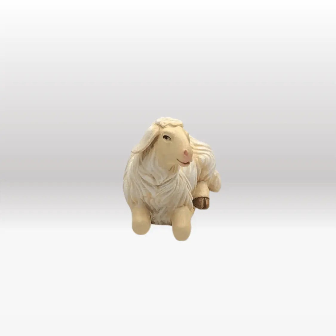 Schaf liegend linksschauend von Kostner-3