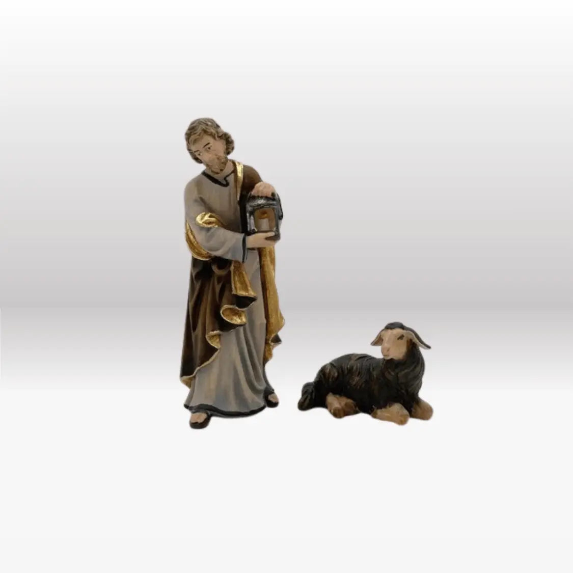 Schaf schwarz liegend von Kostner-4