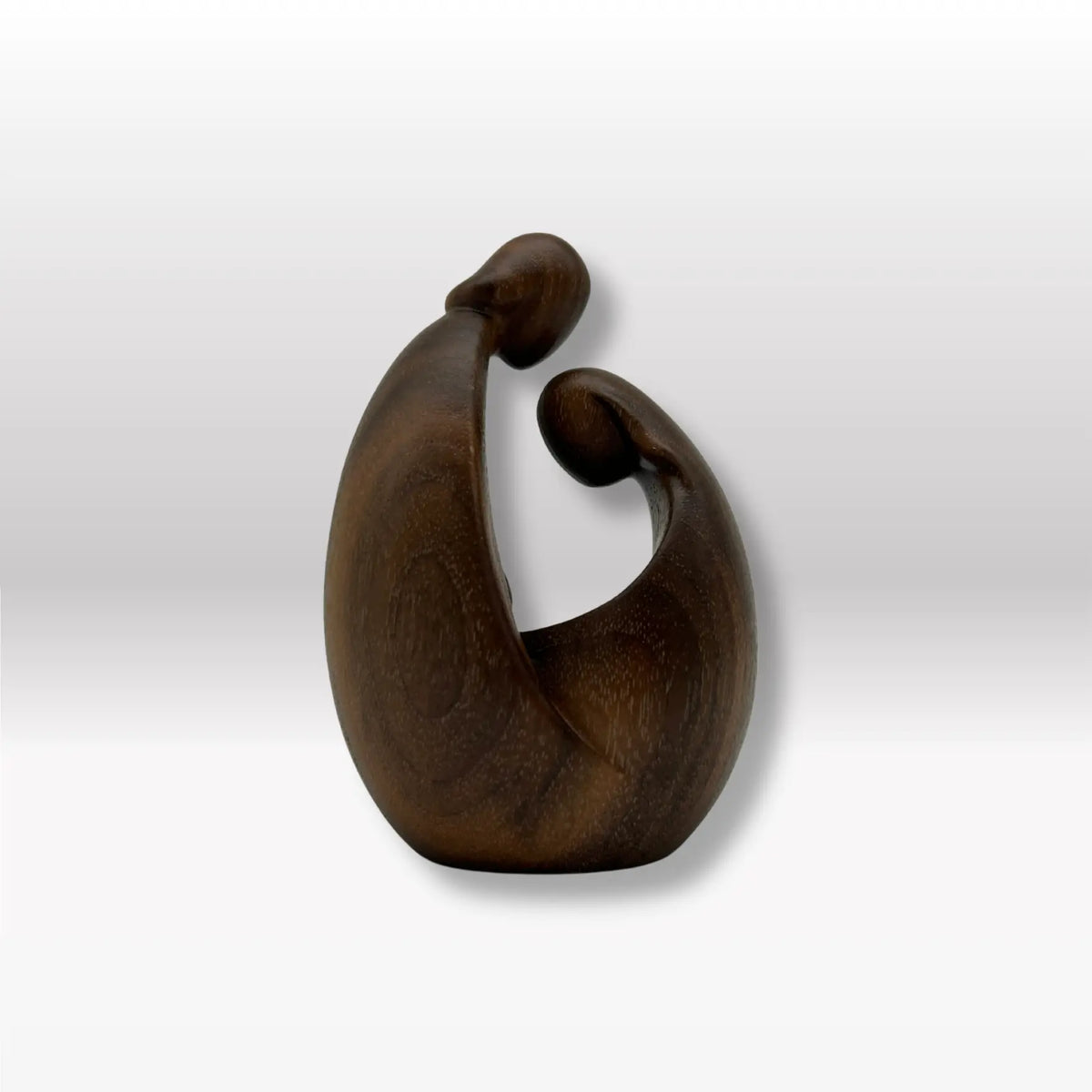 SACRA FAMIGLIA CON CAPANNA PRESEPE "AKANTUS DESIGN" NATURAL (2 FIGURE) - PRESEPE AMBIENTE DESIGN