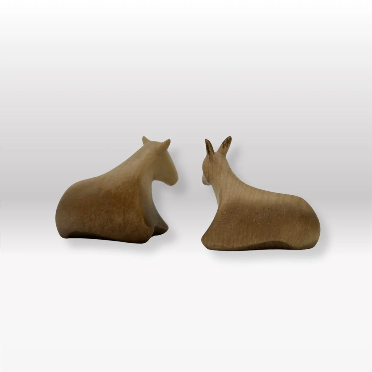 Ochs und Esel (2 Figuren) von Ambiente Design 3-fach gebeizt