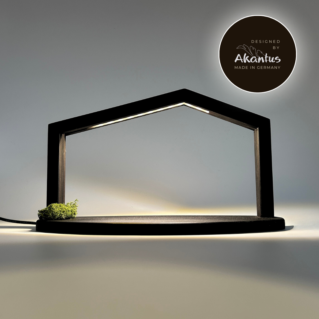 Capanne presepe: "Akantus Design" black