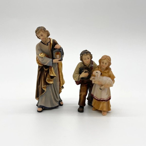 Kinderpaar Krippenfigur von Kostner